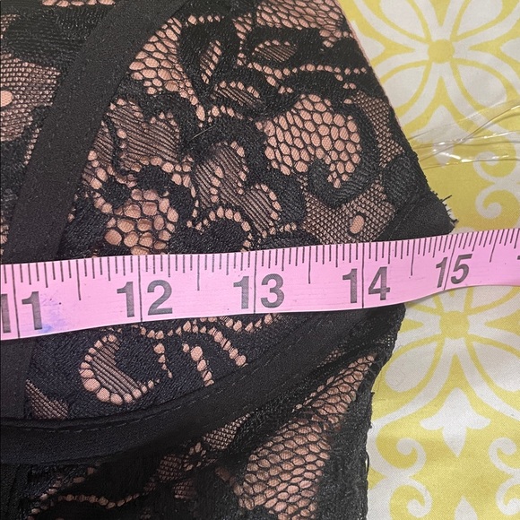 Windsor Lacey Top Mini Dress Bustier Style Medium, Measurements added to pics! - Picture 7 of 9